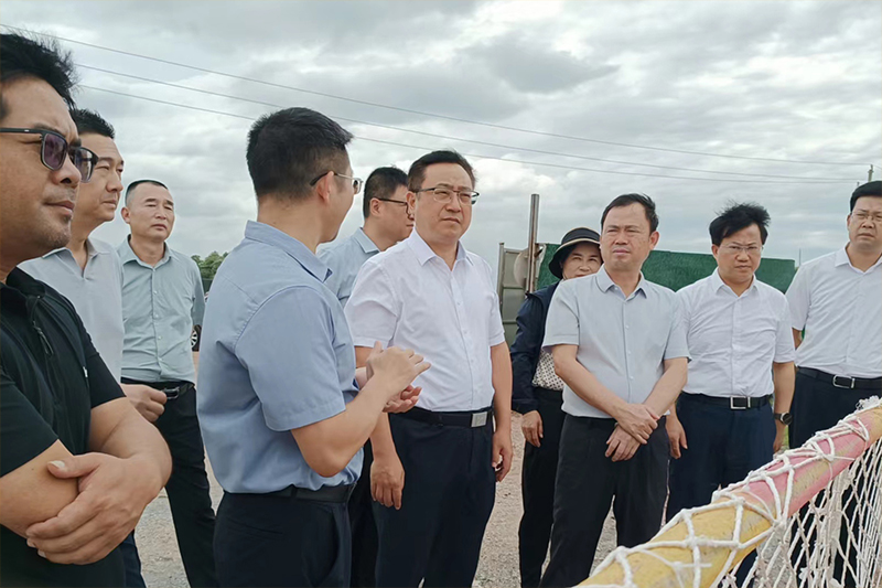 贛州市委常委、副市長何琦一行蒞臨挺進(jìn)環(huán)保D5地塊土壤治理項(xiàng)目調(diào)研指導(dǎo)